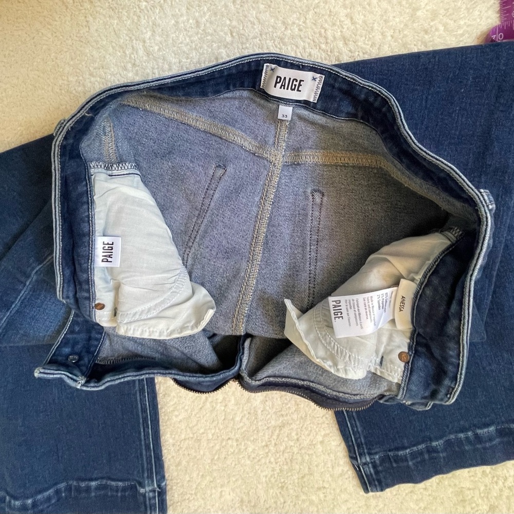 Paige Anessa Wide Leg Jean Size 33 - Picture 13 of 16